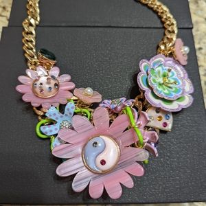 Betsey Johnson flower drama statement piece
